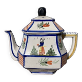 Quimper earthenware teapot
