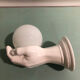 Ceramic hand wall lamp