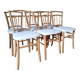 Chaises bistrot anciennes blanches