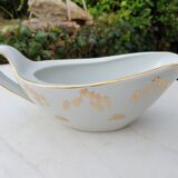 Serving dishes and soup bowl in luxury porcelain of the compagnie nationale