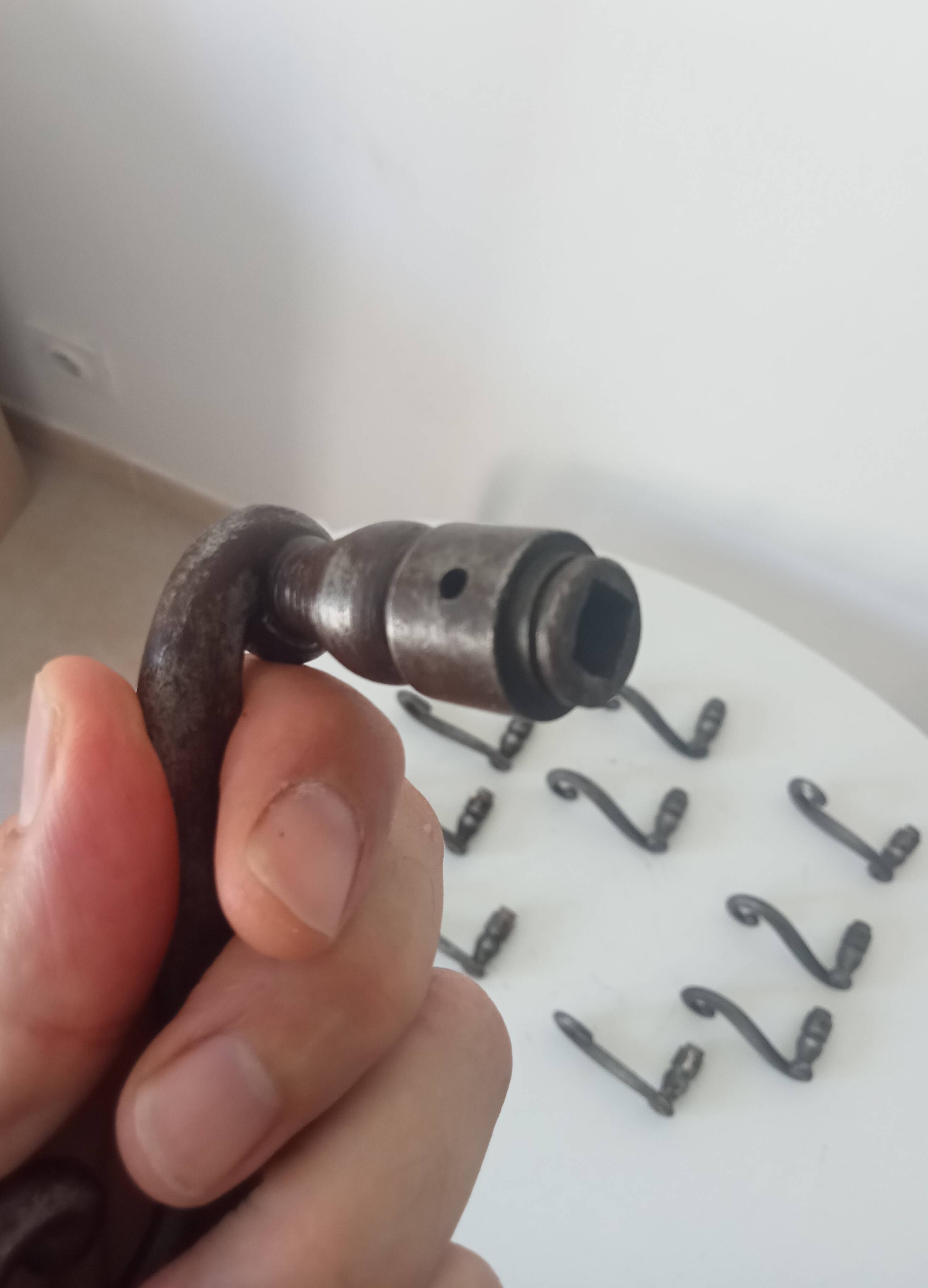 Pair of old door handles levers