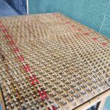 Bamboo rattan coffee table