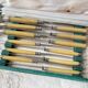 12 couteaux vintage bakélite Inox Pradel