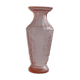 Large pink glass vase-1950 1960