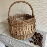 Panier osier rond