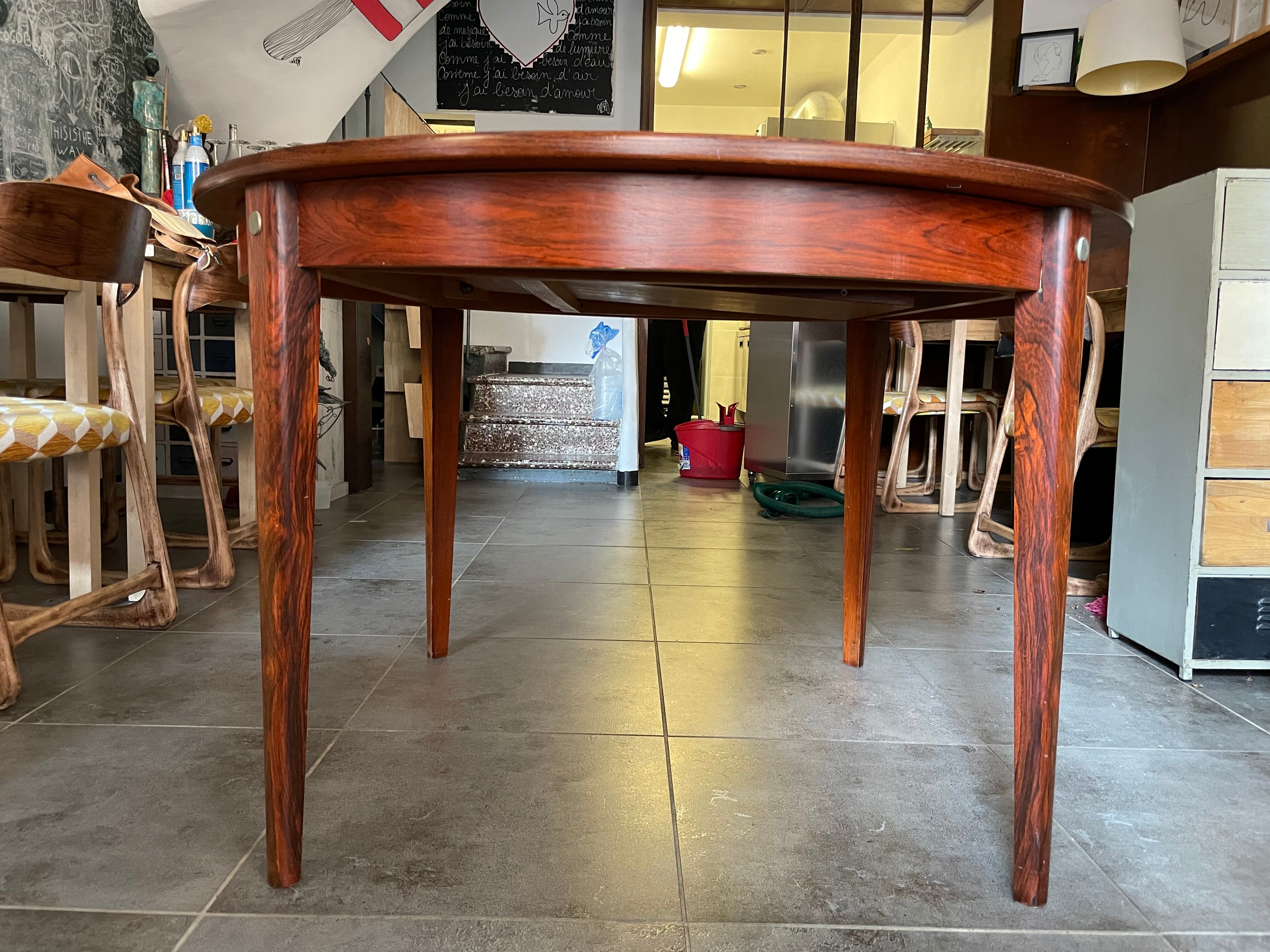 Table dining room Scandinavian rosewood