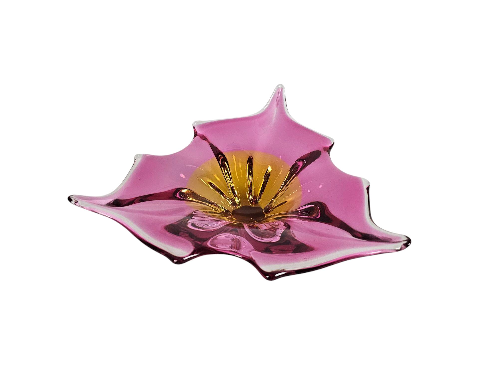 Egermann - Bohemian - Friedrich Egermann -  vase - signed - 1960's