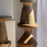 Pawn Natural - Stool, side table, end table in solid mango wood