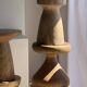 Pawn Natural - Stool, side table, end table in solid mango wood