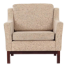 Armchair, beige upholstery, Scandinavian design of the 70s