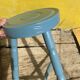 Tripode bleu vintage