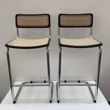 Pair of Marcel Breuer high bar chairs