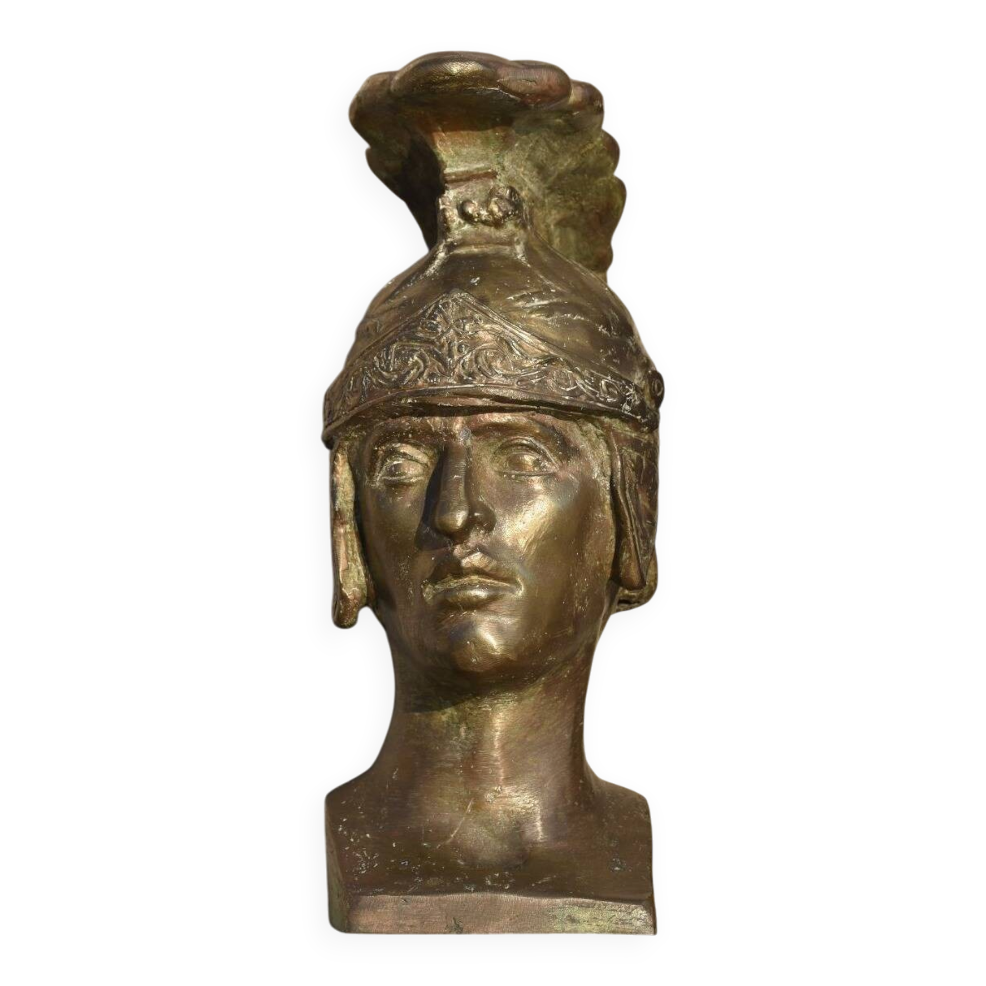 André Tajana (attribué à) Tête de guerrier romain (1938)