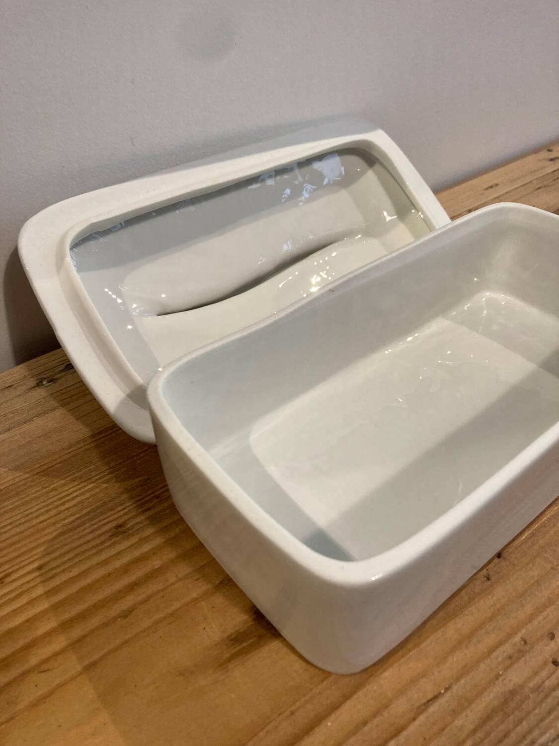 White porcelain fish terrine