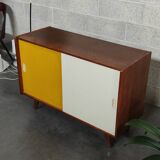 Buffet Commode U 452 jaune par Jiri Jiroutek pour Interier Praha 1960
