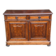 Louis Philippe buffet in solid walnut from the 19th century.