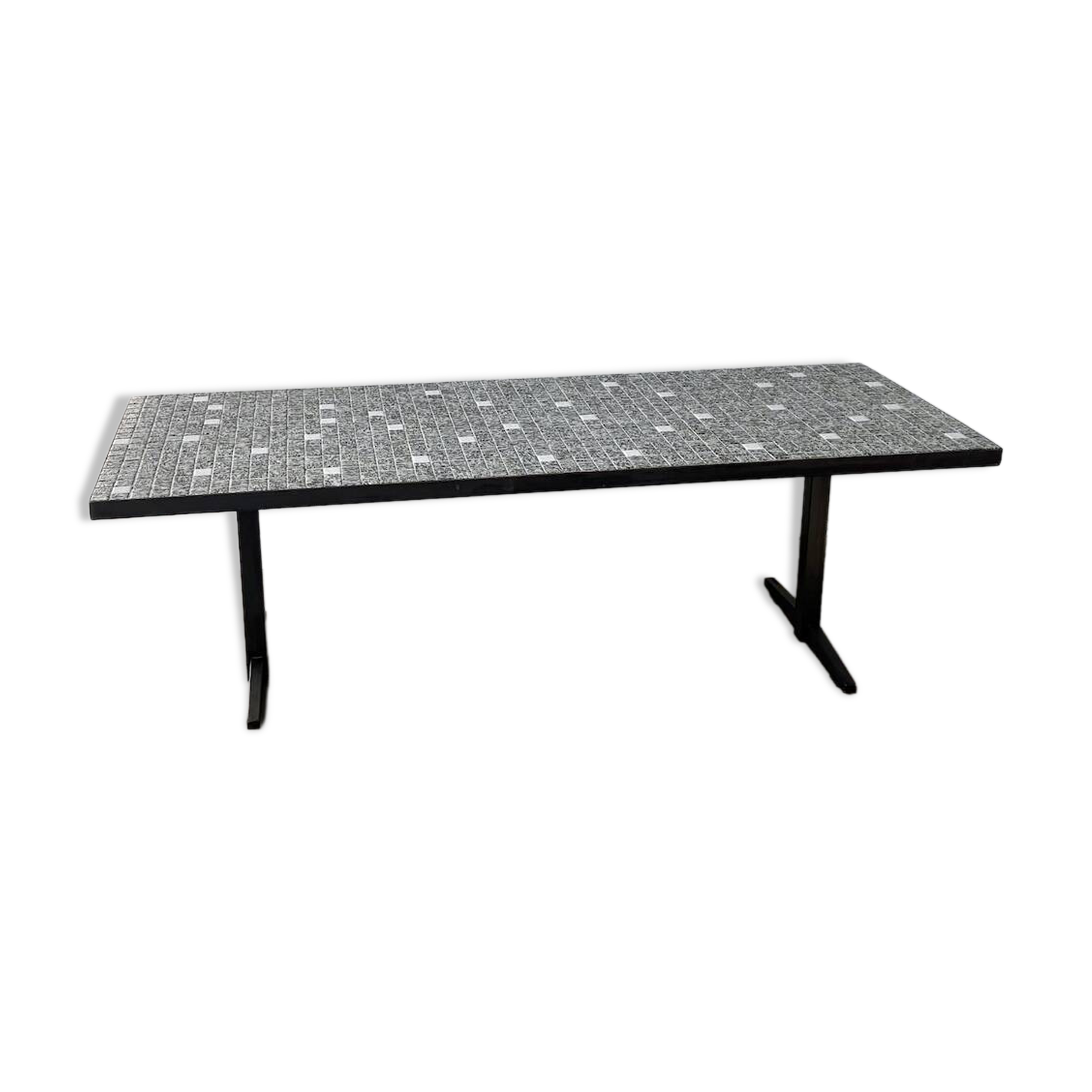 Modernist coffee table with ceramic mosaic, Lilienthal, 1960s.