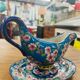 Saucière antique avec support, louvière