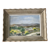 Old oil painting Genets 1964