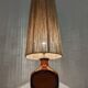 Vintage ceramic lamp and jute rope