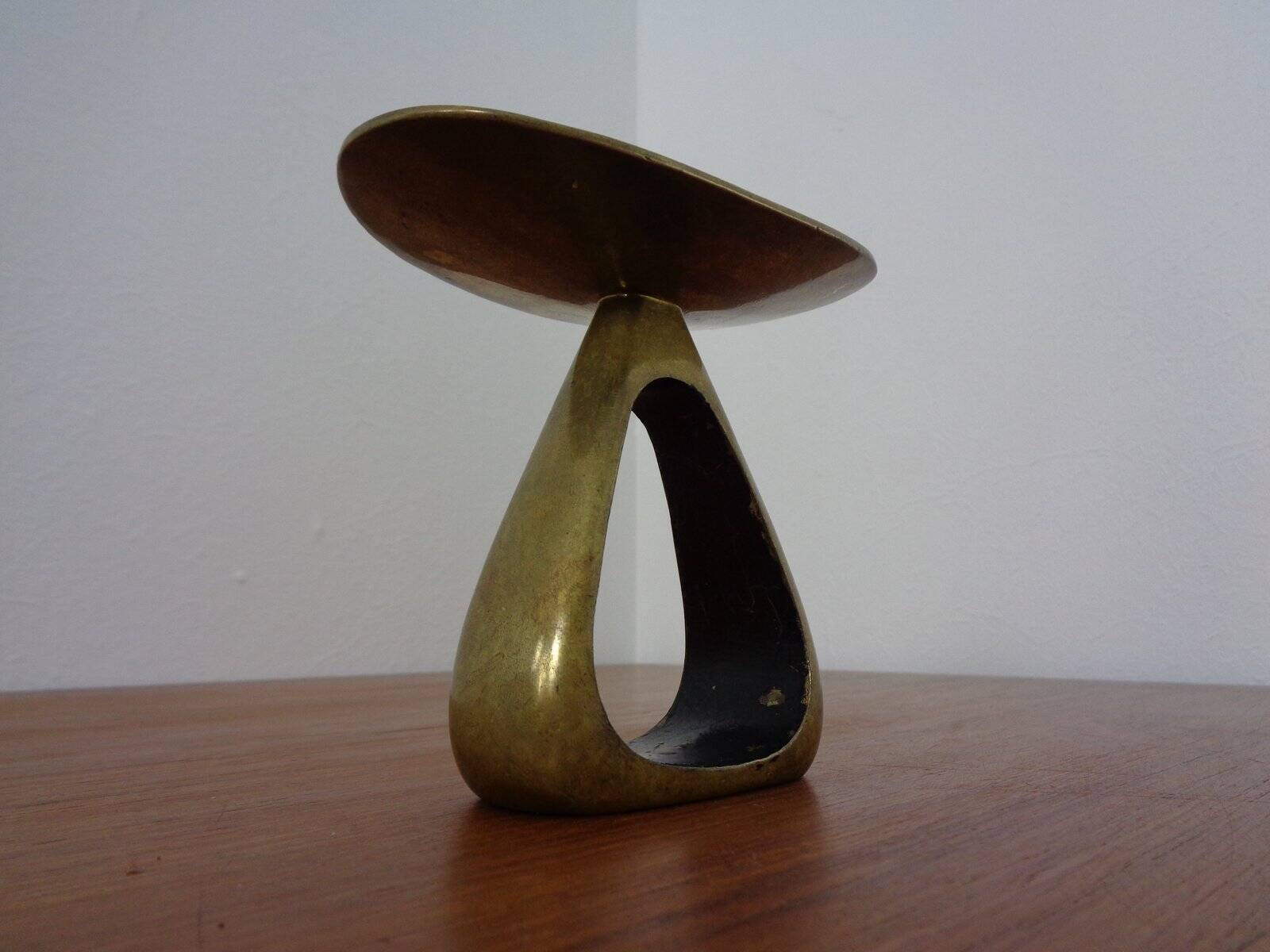Austrian Model 3600 Candlestick in Brass by Carl Auböck, 1950s