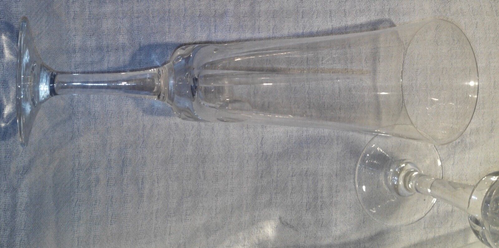6 old champagne flute crystal baccarat model art deco