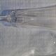 6 old champagne flute crystal baccarat model art deco
