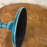 Large blue candlestick