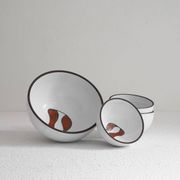 Set of studio pottery bowls mid-century, 1960s