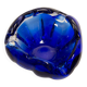Mid-century blue Murano glass ashtray, Italy, 1970s