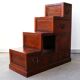 Meuble escaliers, en bois massif, mid century.