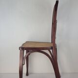 Chaises Art Nouveau en bois courbé (*2)