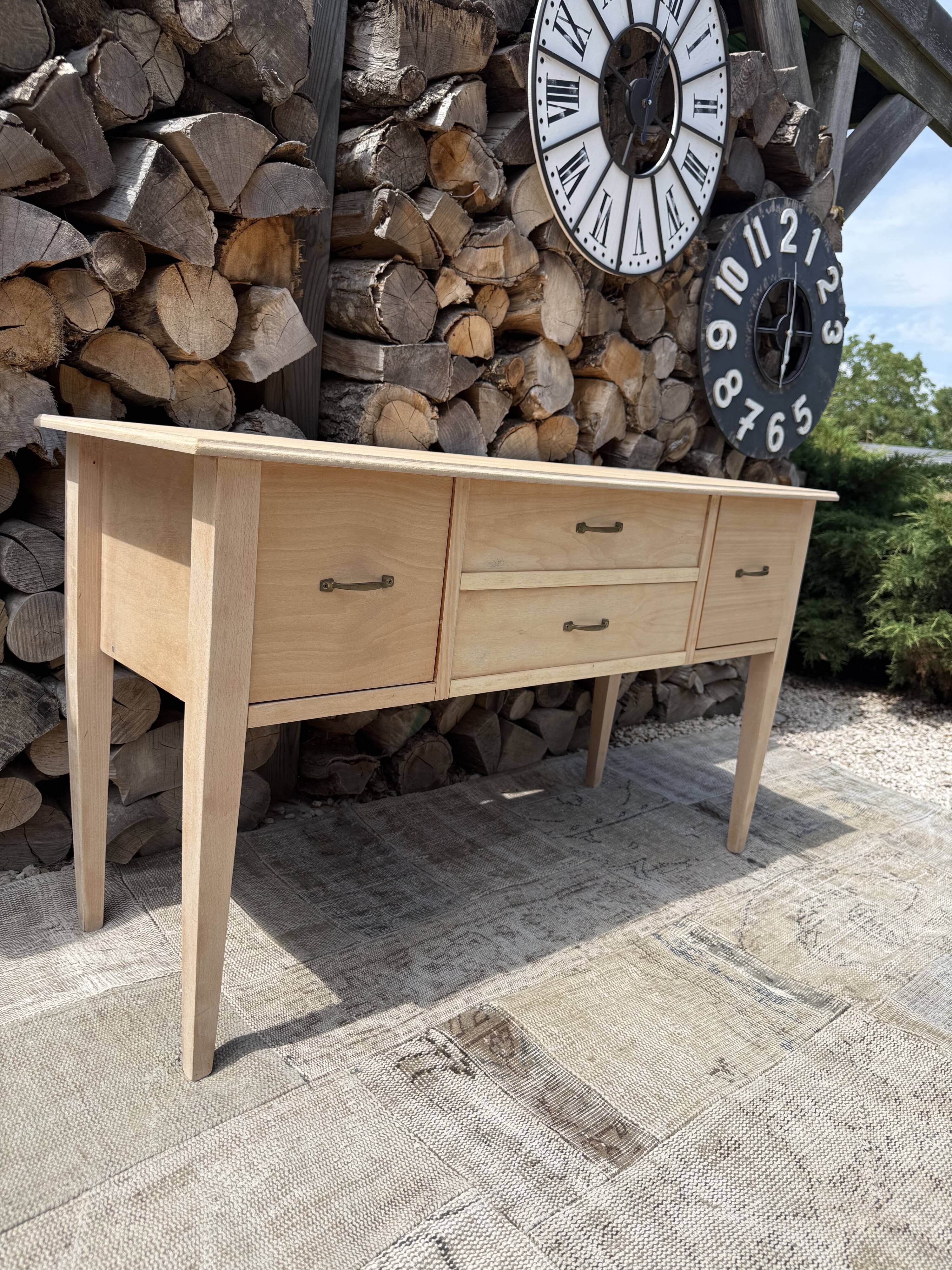 Small renovated antique buffet