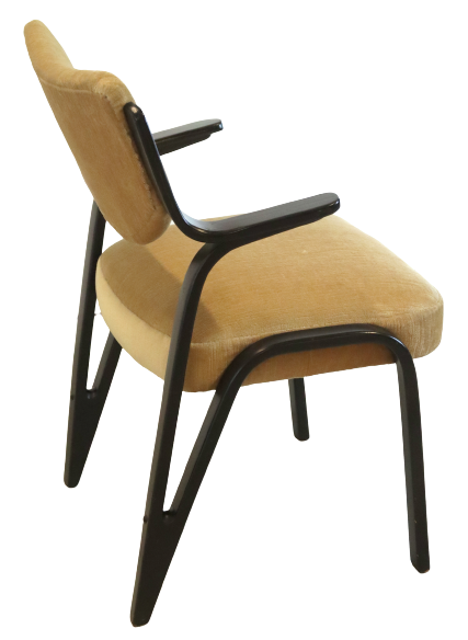 Vintage mid century schwingsessel 'fehrbellin'