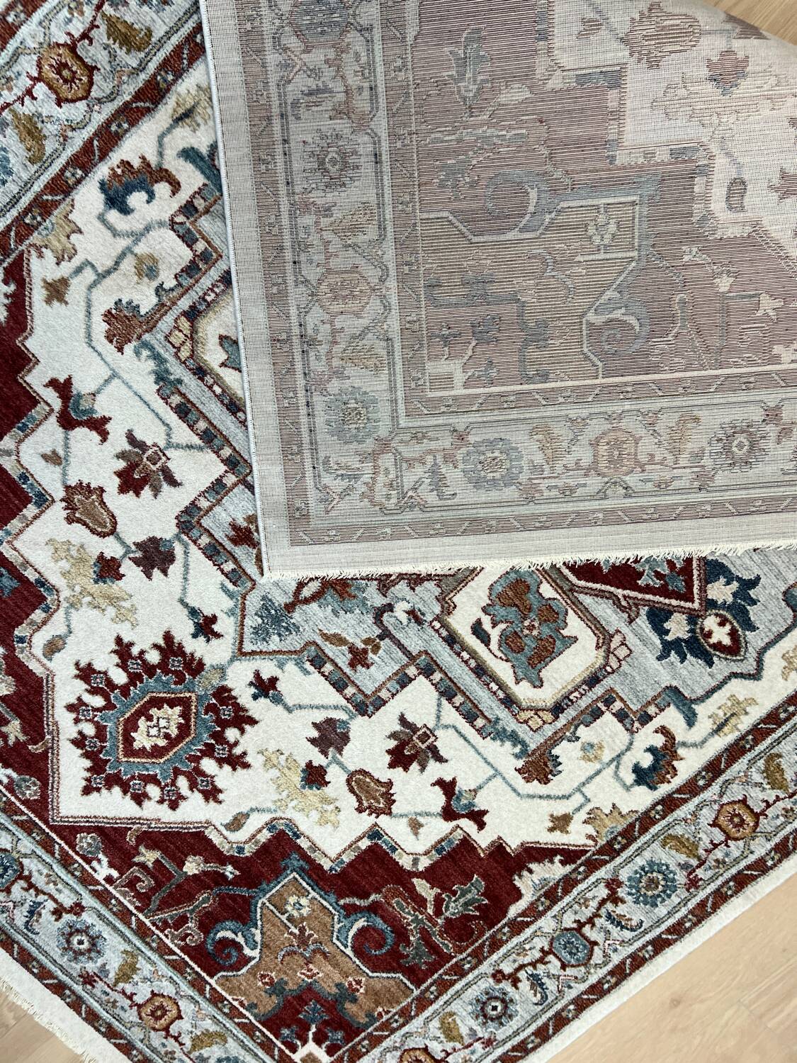 Vintage style living room rug 160 x 230 cm new