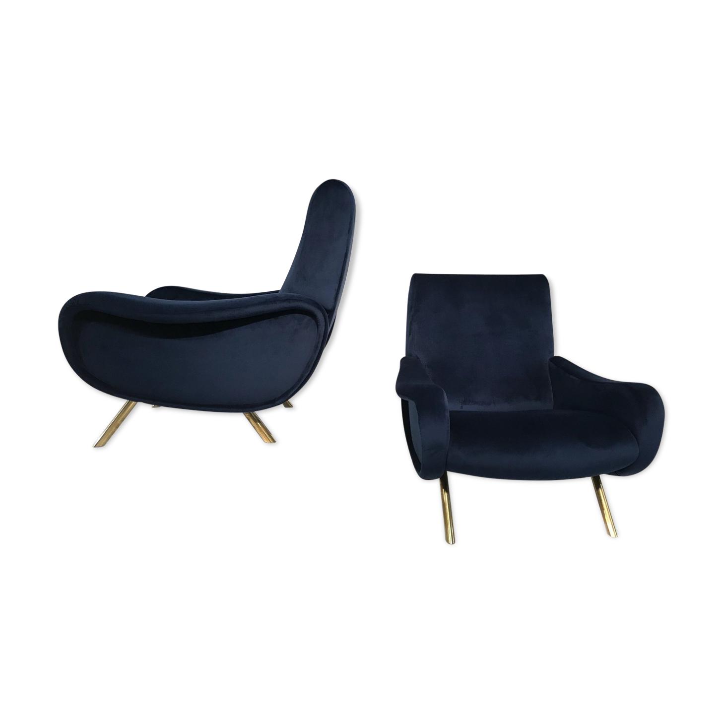 Pair of Lady chairs by Zanuso