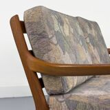 Canapé deux places vintage Senator en teck par L. Olsen, années 1970