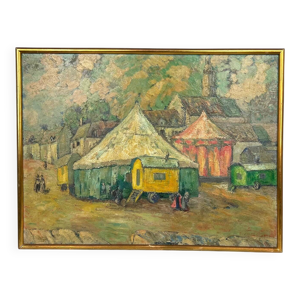 peinture ''Les Forains