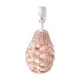 Raffia lamp foot