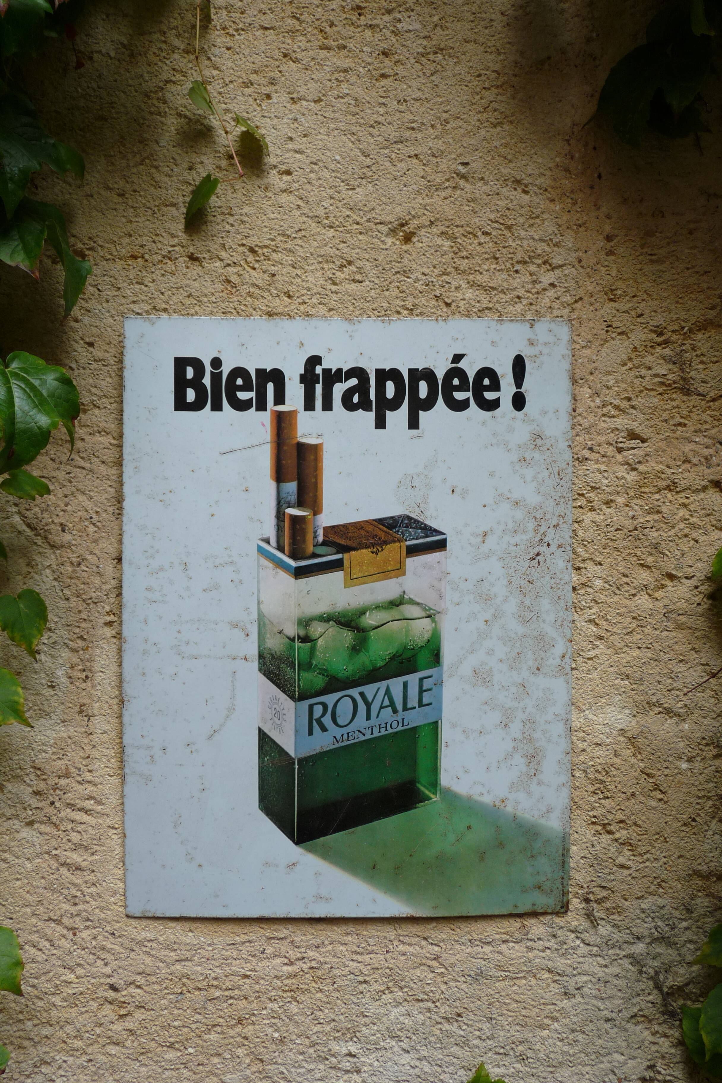 Royal Menthol Advertisement 1970