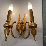 Brass Italian Sconces Set of 2 1970’s
