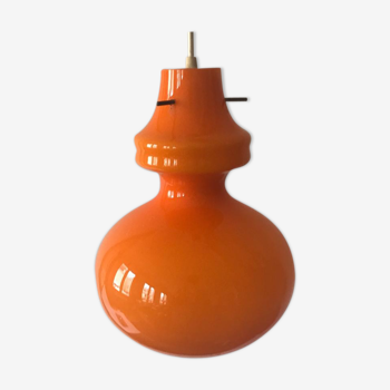 Suspension en opaline orange