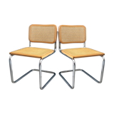Pair of chairs B32 Marcel Breuer edition Gavina