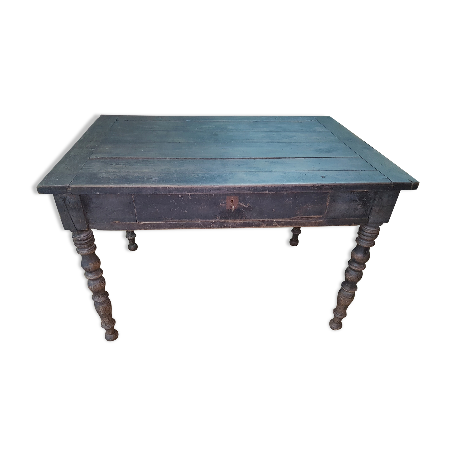 Antique table with drawer