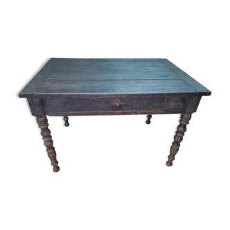 Antique table with drawer