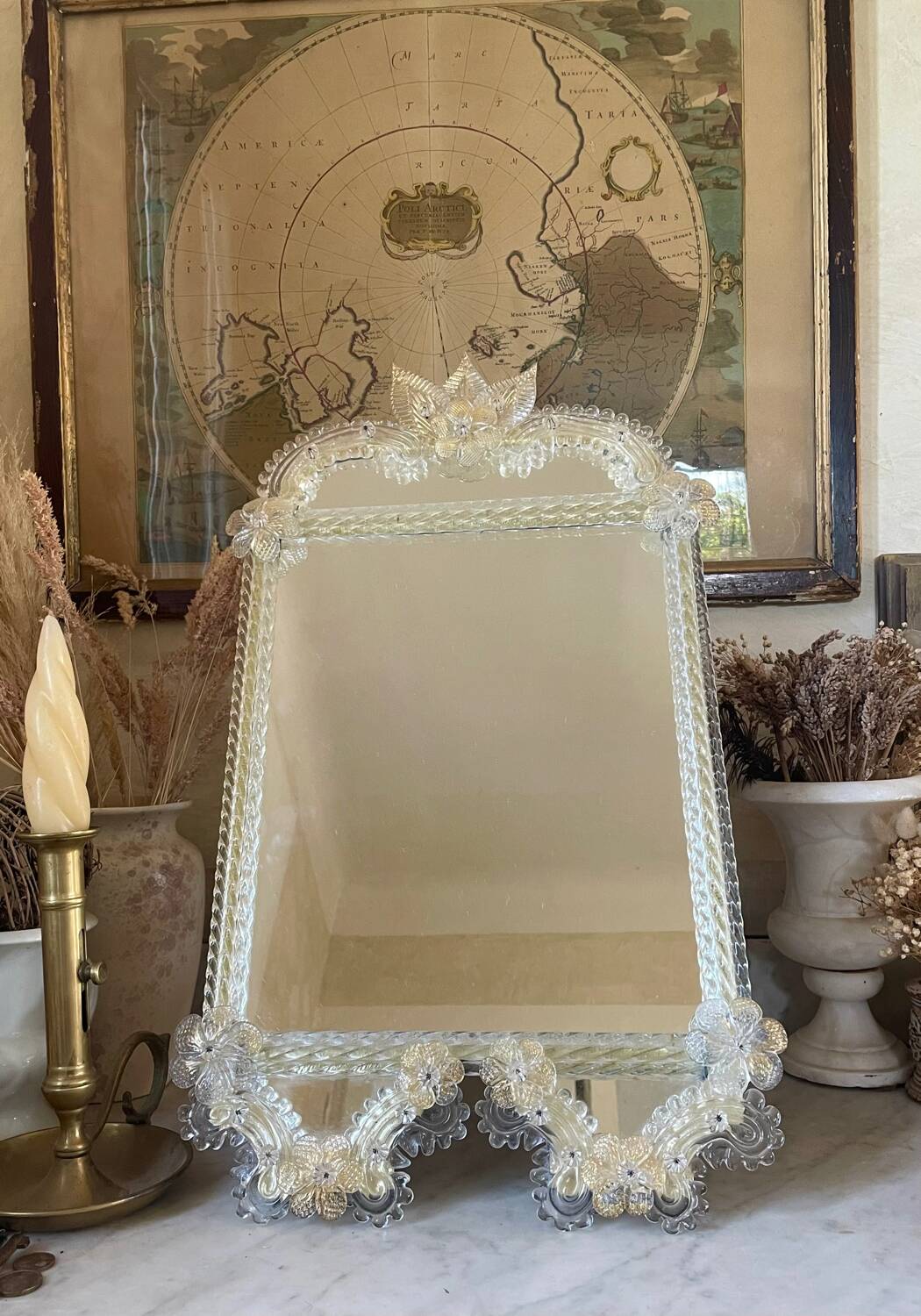 Miroir en verre de Murano
