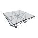 Table basse verre et acier
