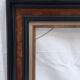 Black and brown wooden frame