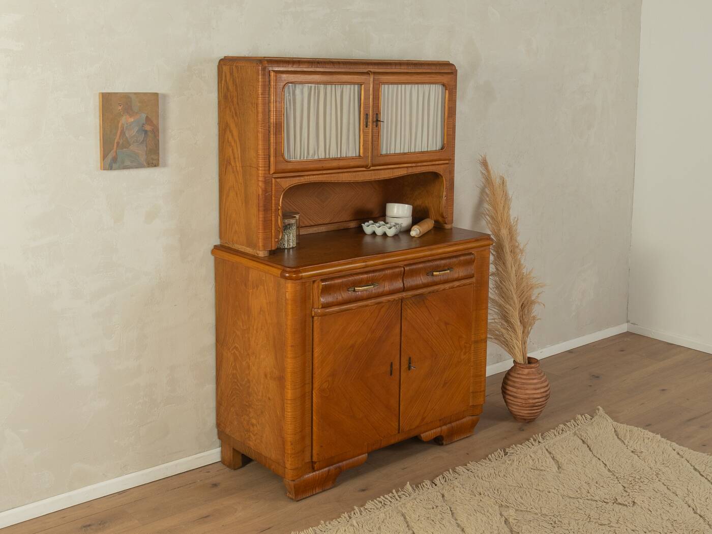 1930s Art déco kitchen cabinet