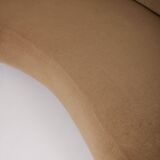 Half-moon mohair velvet sofa